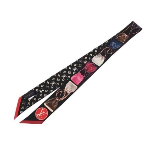 Louis Vuitton Noé Tribute Bandeau Silk Twilly Scarf - Picture 1 of 8